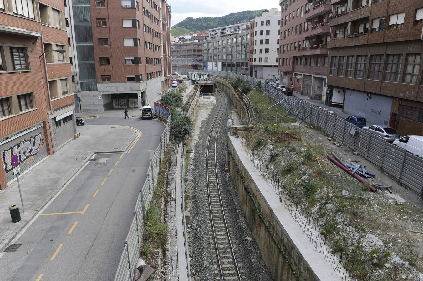 El nuevo trazado subterráneo en Irala