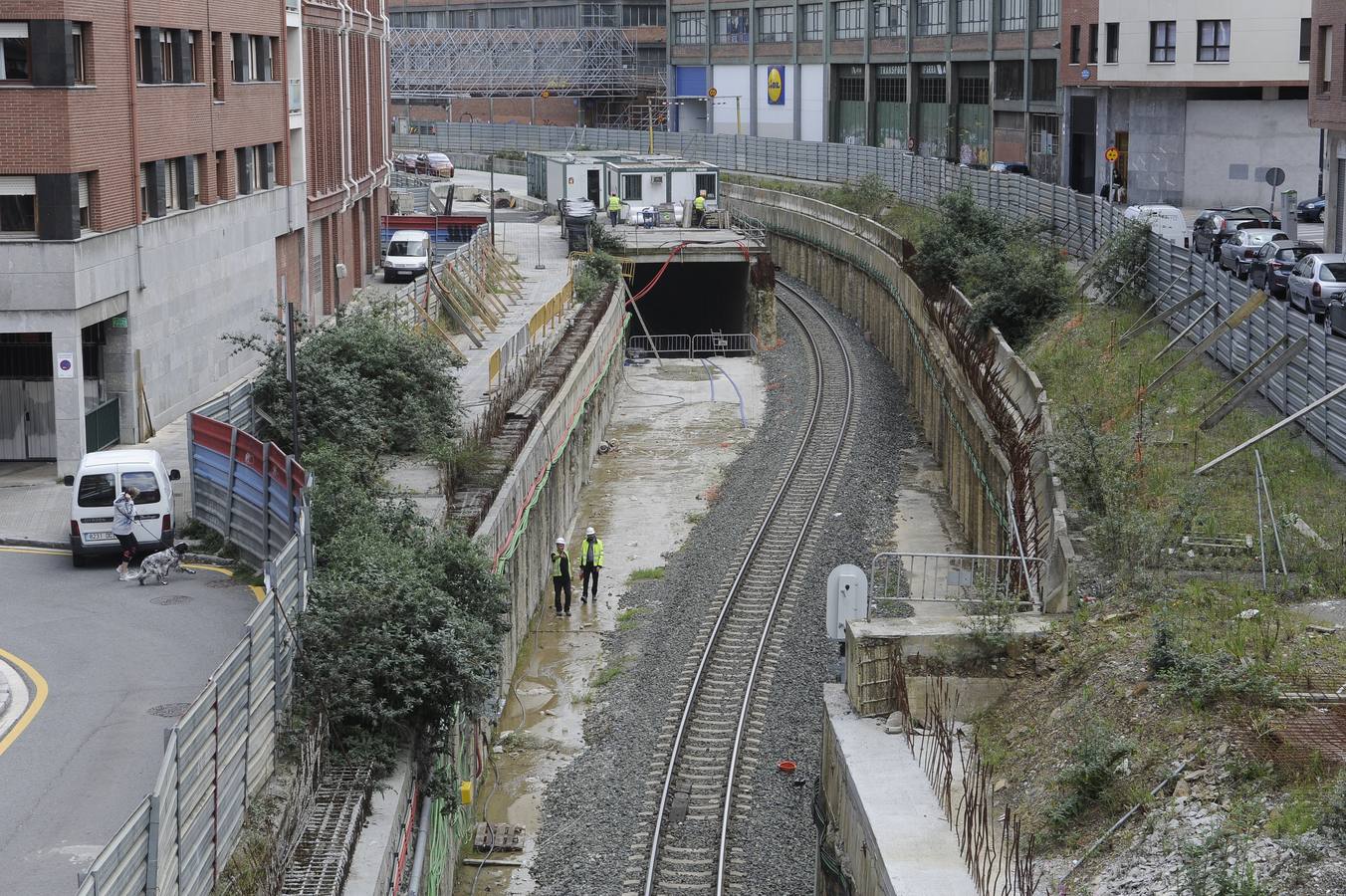 El nuevo trazado subterráneo en Irala