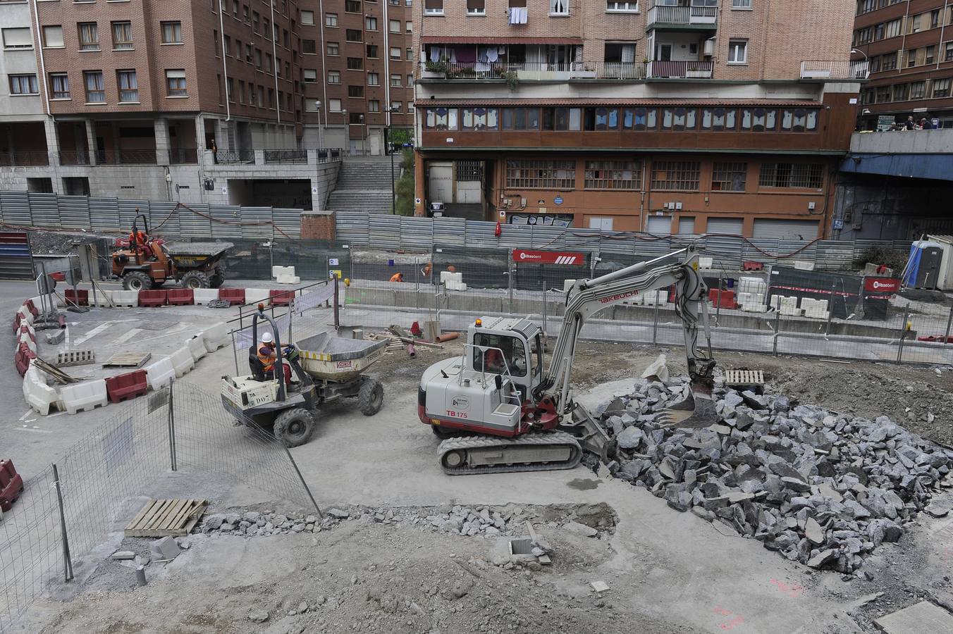 El nuevo trazado subterráneo en Irala