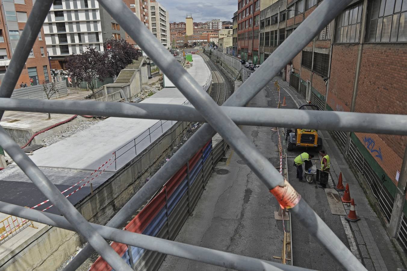 El nuevo trazado subterráneo en Irala