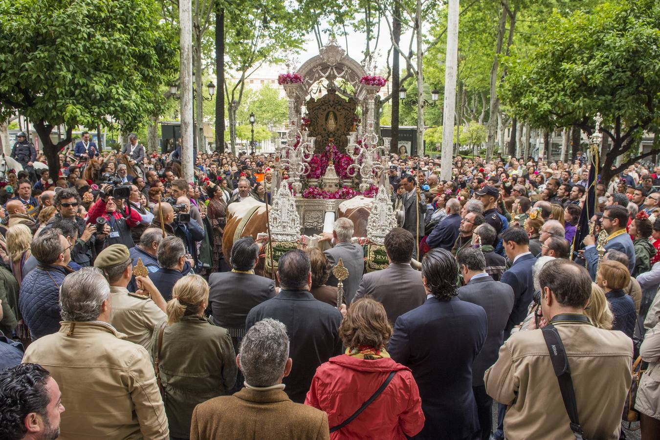 EL ROCÍO, DESLUCIDO POR LA LLUVIA