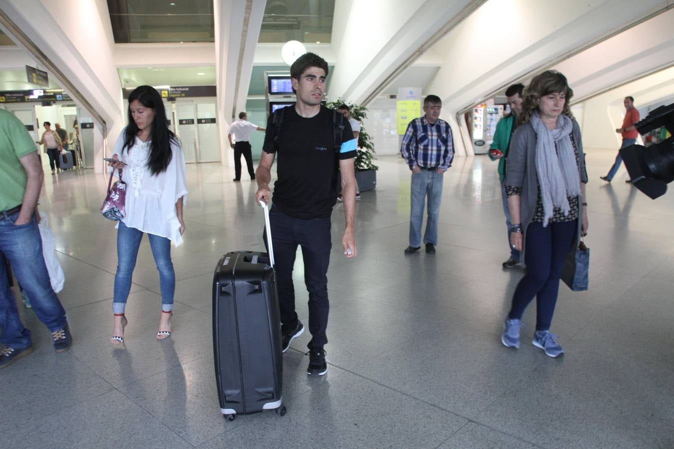 Mikel Landa, en casa