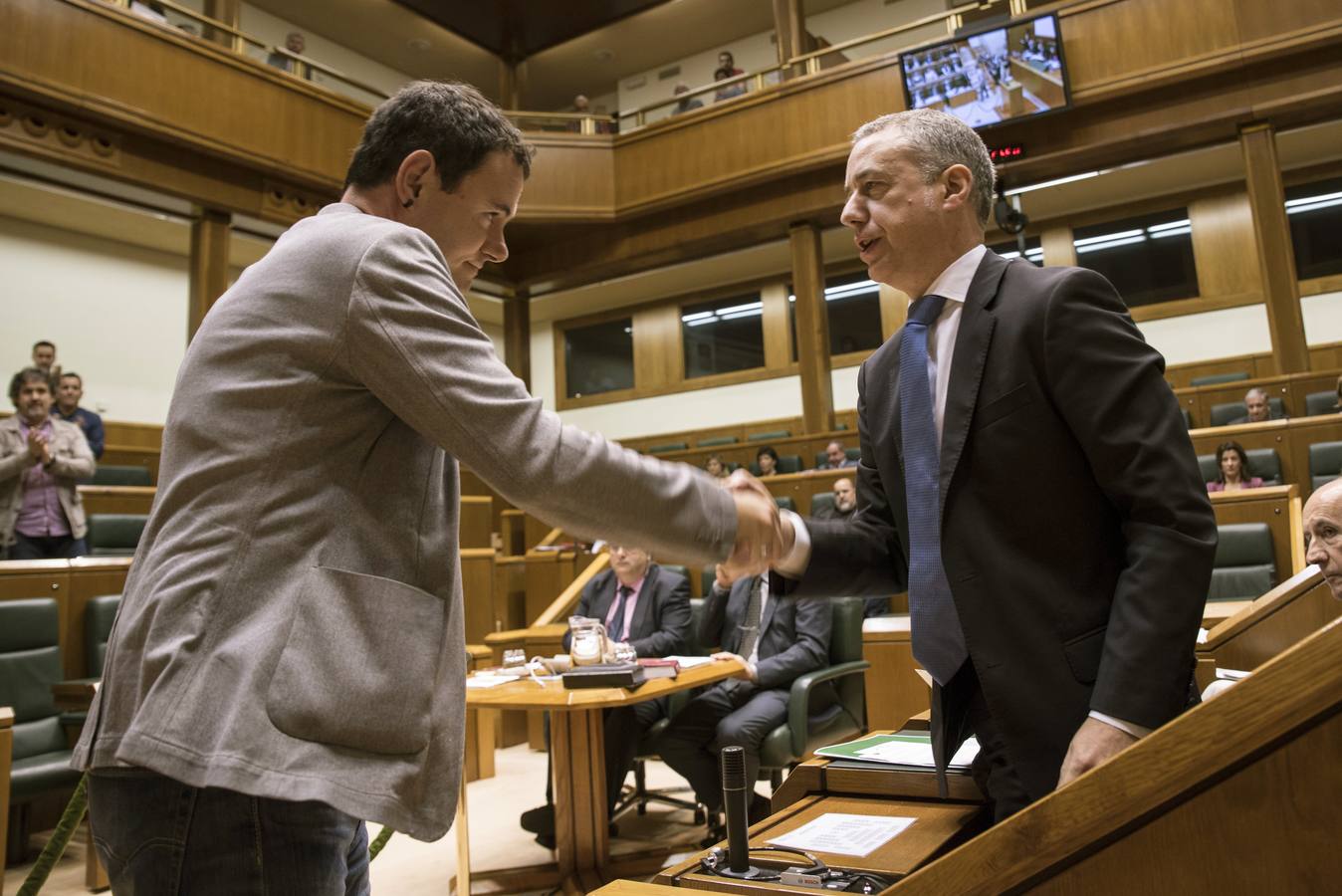 Último pleno de Hasier Arraiz en el Parlamento vasco