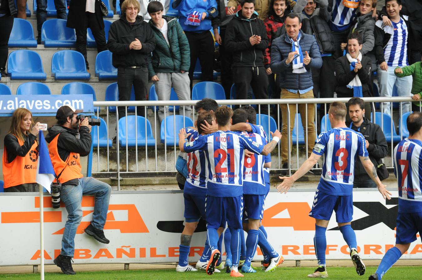 Las mejores imágenes del Alavés-Ponferradina