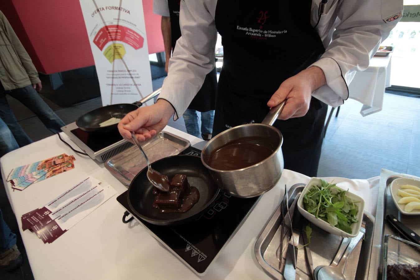 Show cooking en el mercado de La Ribera