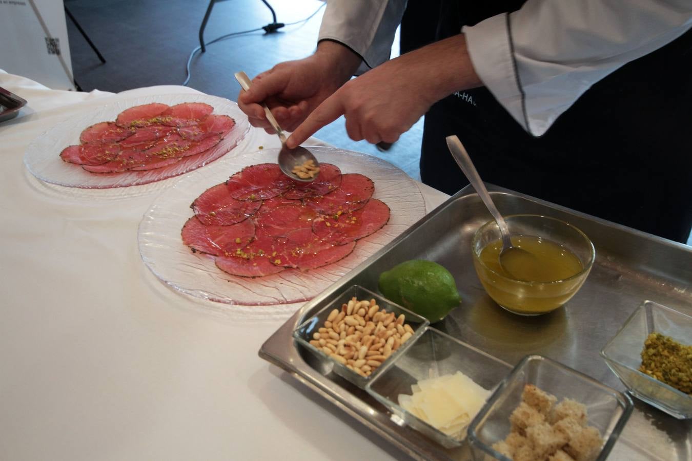 Show cooking en el mercado de La Ribera