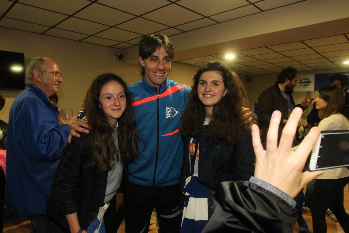 La fiesta nocturna de los jugadores del Alavés