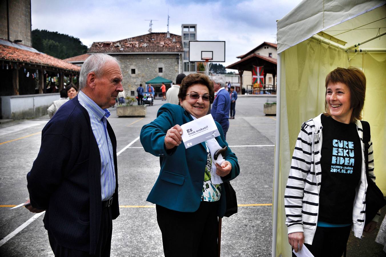 Consulta soberanista organizada por la plataforma ciudadana Gure Esku Dago