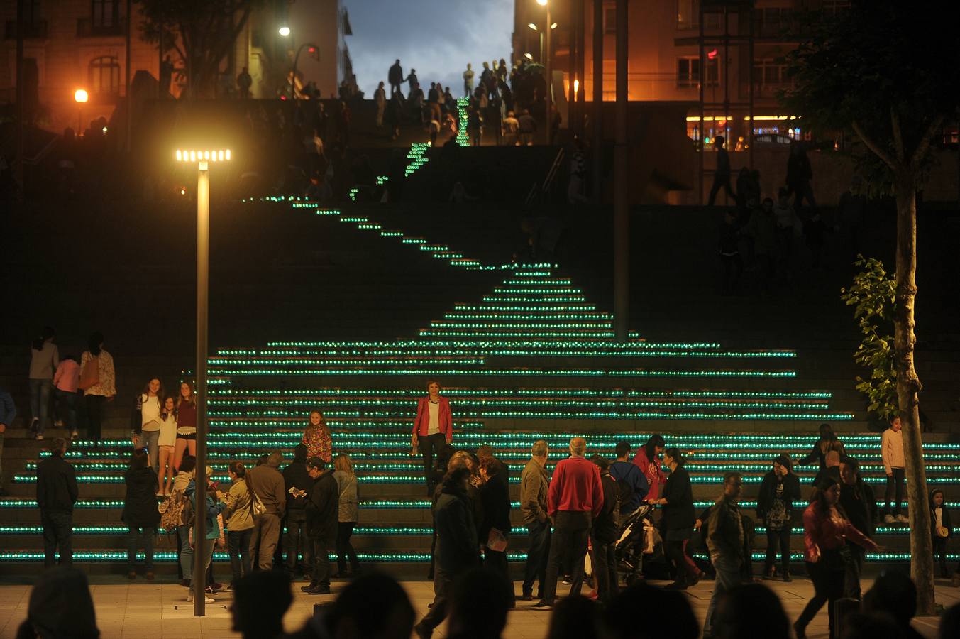 La Noche Blanca ilumina Bilbao