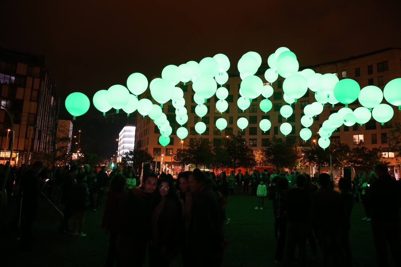 La Noche Blanca ilumina Bilbao