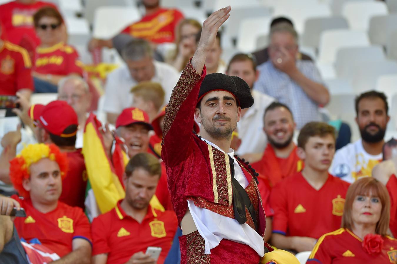 Los croatas controlados, los españoles animados