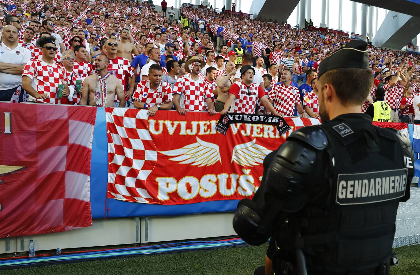 Los croatas controlados, los españoles animados