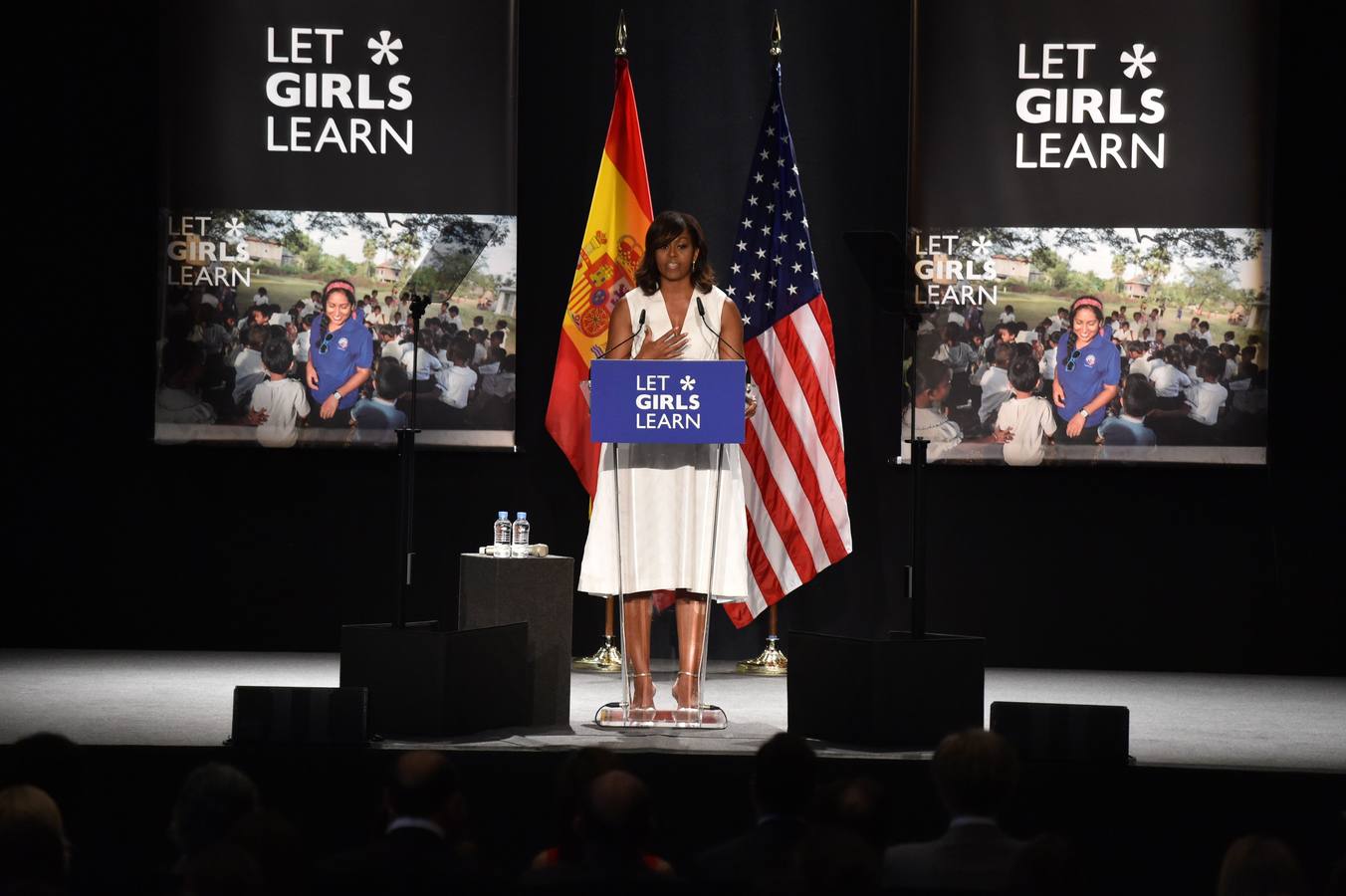 La conferencia de Michelle Obama, en Madrid