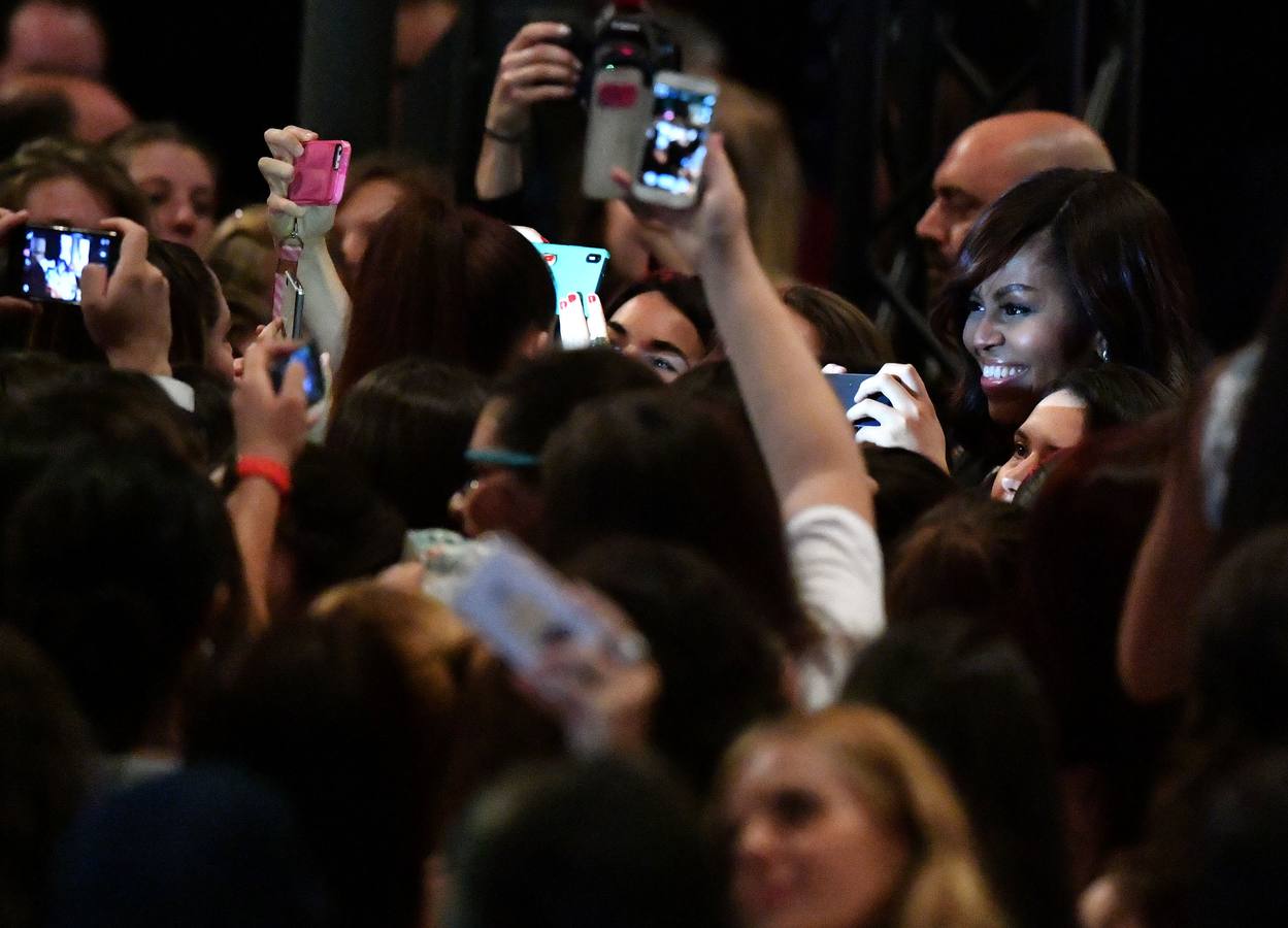 La conferencia de Michelle Obama, en Madrid