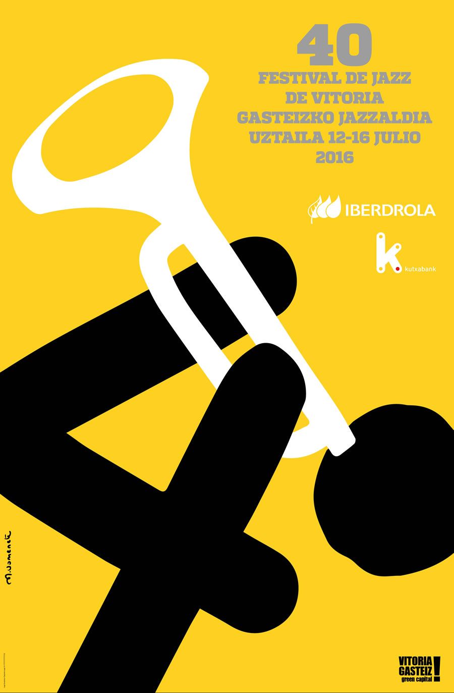 40 años de carteles del Jazz en VItoria