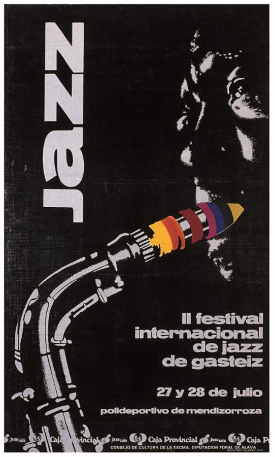 40 años de carteles del Jazz en VItoria