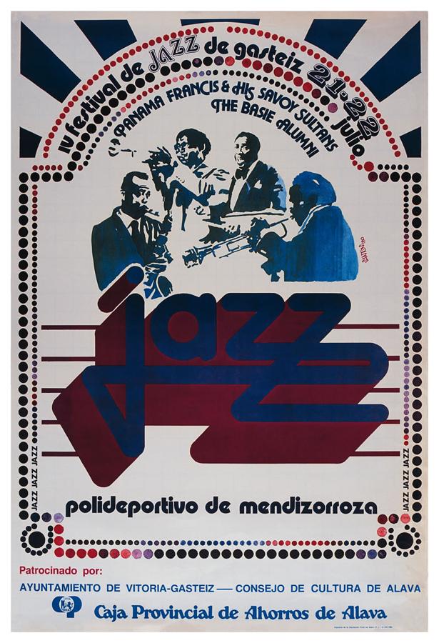 40 años de carteles del Jazz en VItoria