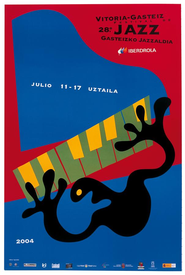 40 años de carteles del Jazz en VItoria