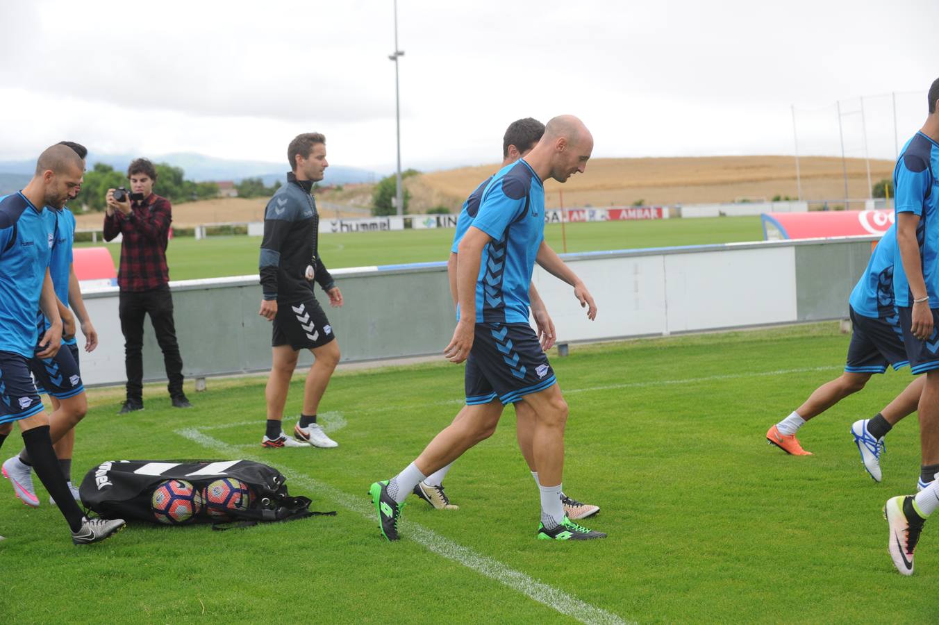 Primer entrenamiento del Alavés esta temporada