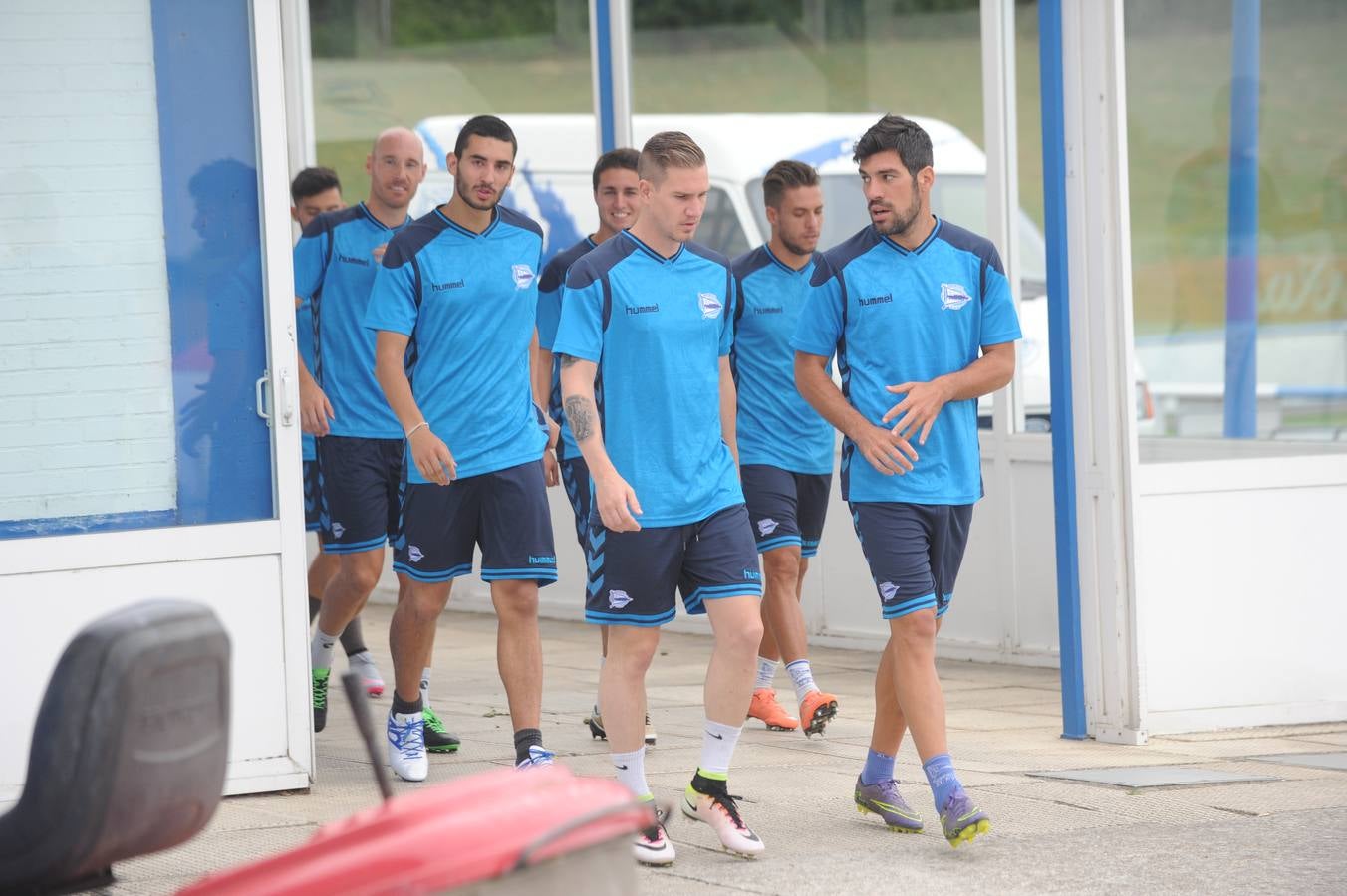 Primer entrenamiento del Alavés esta temporada