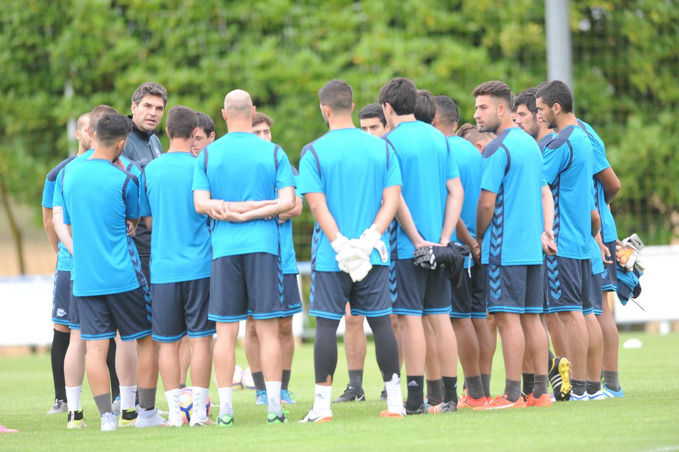 Primer entrenamiento del Alavés esta temporada