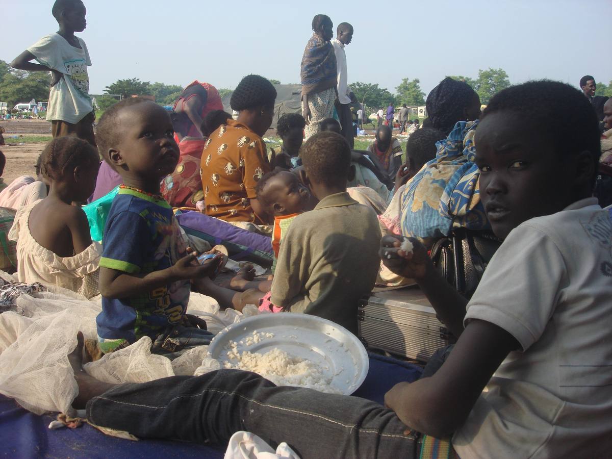 El día a día de los refugiados en Sudán del Sur