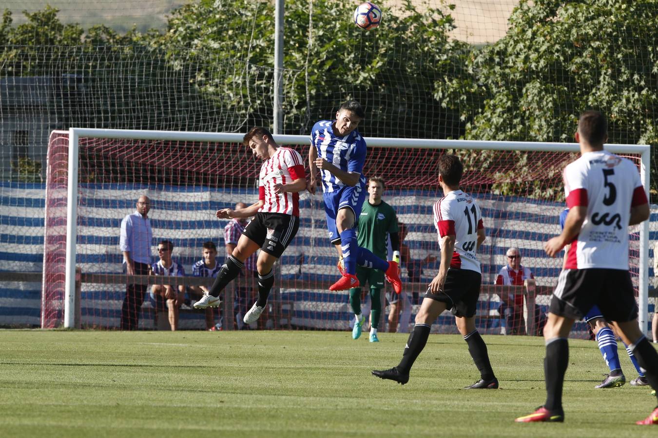 Alavés - U. D. Logroñés. Amistoso de pretemporada