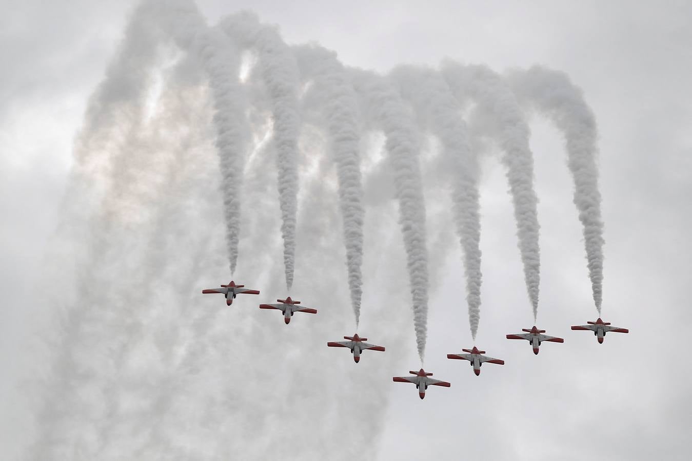Exhibición aérea internacional en Málaga