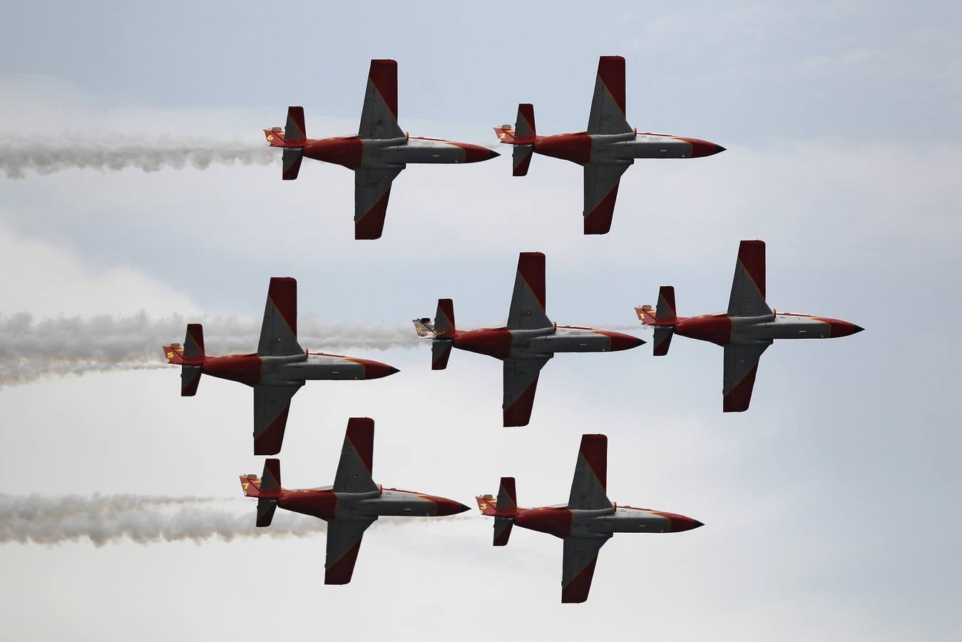 Exhibición aérea internacional en Málaga