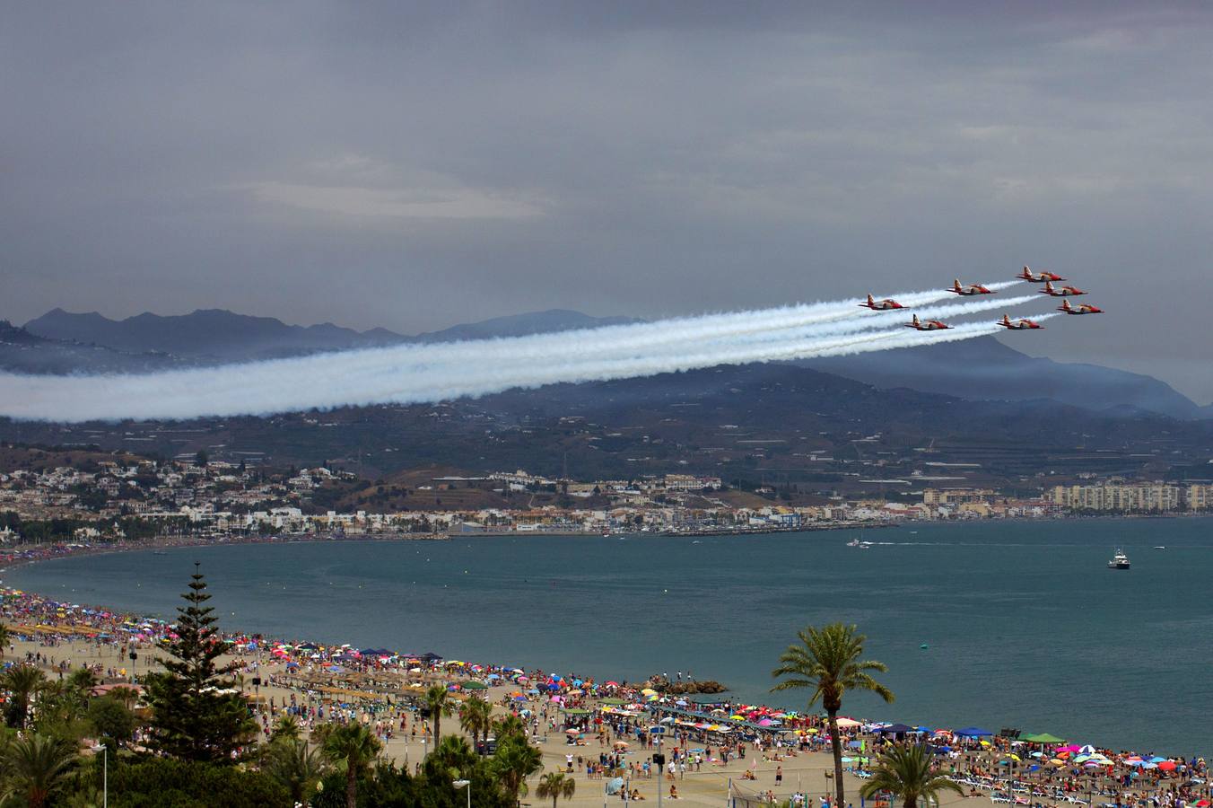 Exhibición aérea internacional en Málaga