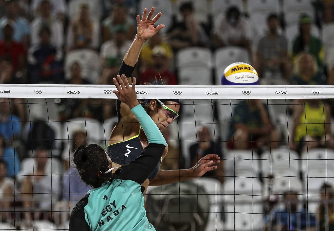 Egipto no luce tipo en voley playa femenino