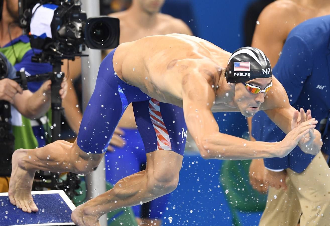 Así son los moratones de Phelps