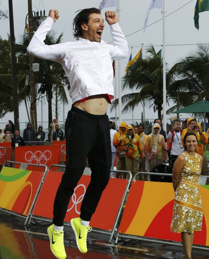 Cancellara, exultante.