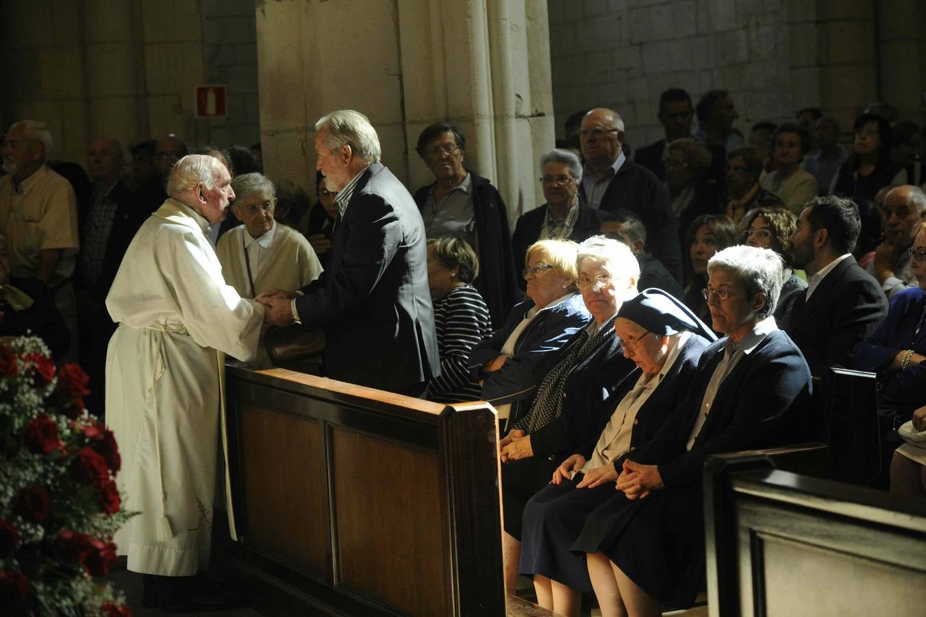 Vitoria y la comunidad religiosa da un emotivo adiós a su obispo emérito fallecido, Miguel Asurmendi