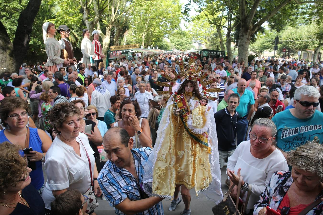 Misa y aurresku en Begoña