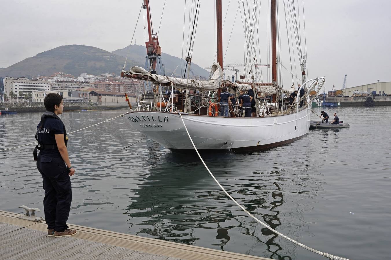 El &#039;Saltillo&#039; zarpa hacia su Kostera por Euskadi