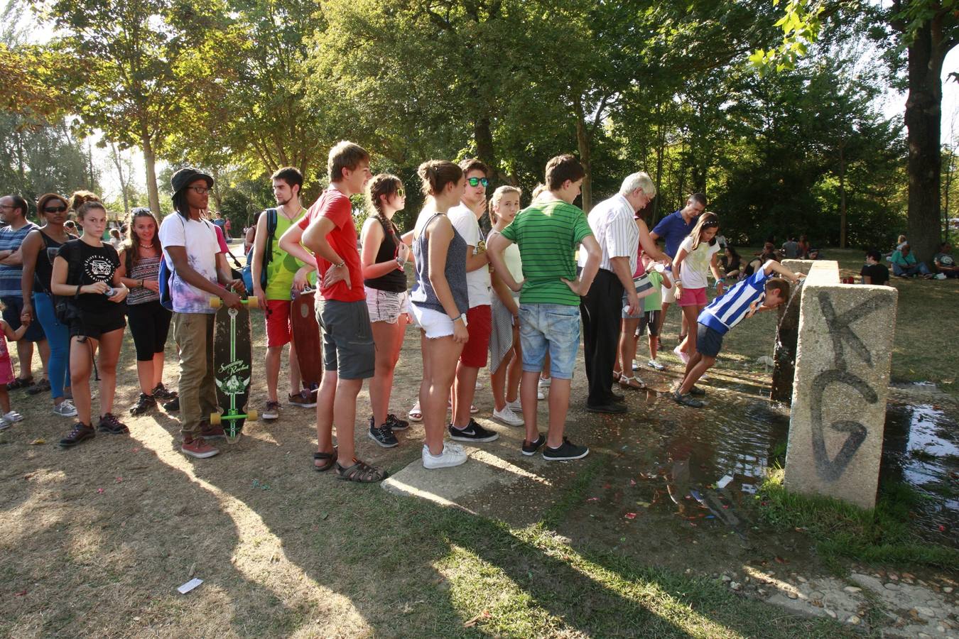 Calor, diversión y buenos alimentos en el día de Olárizu