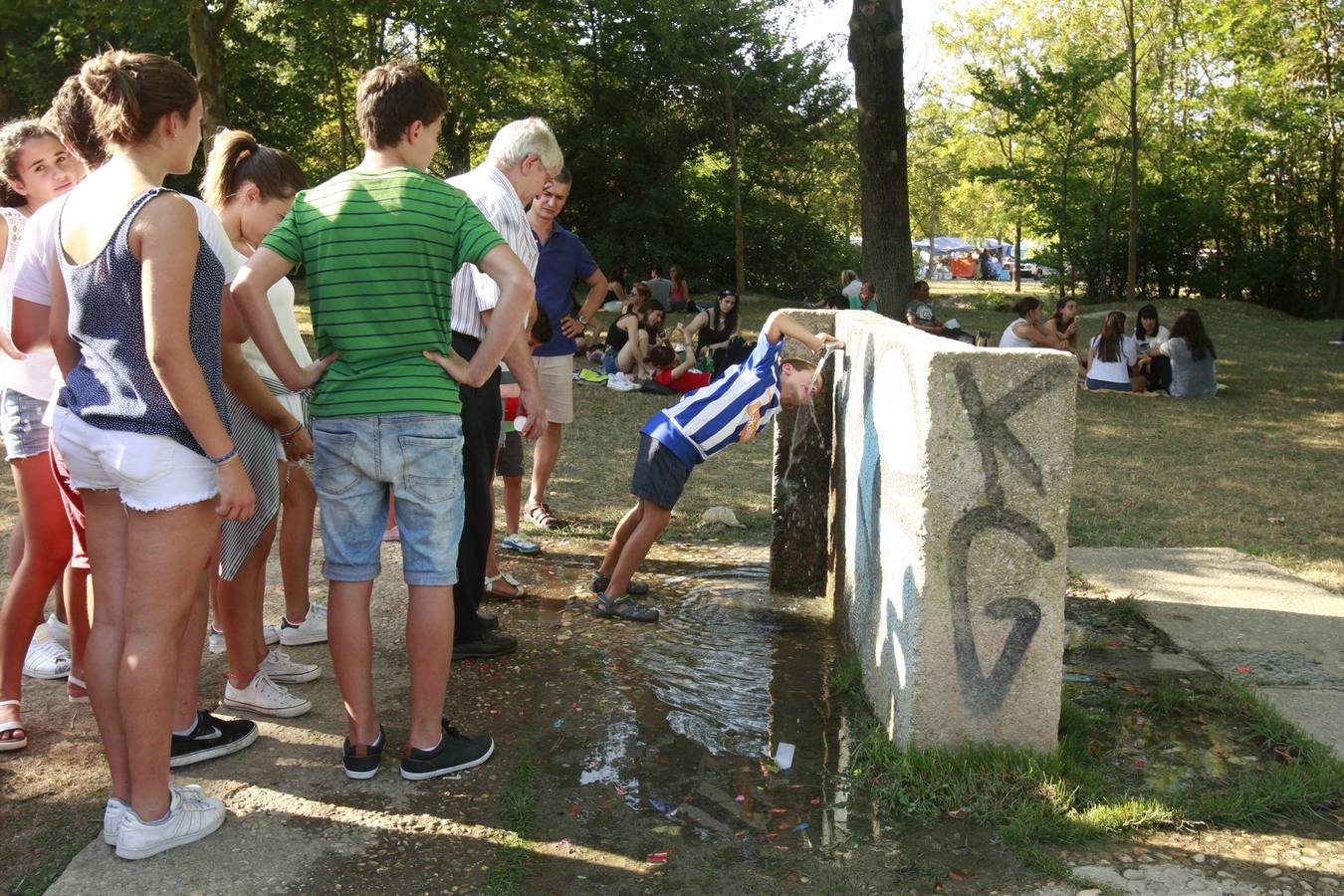Calor, diversión y buenos alimentos en el día de Olárizu