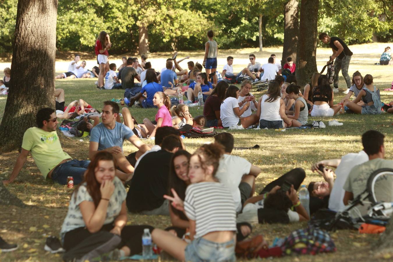 Calor, diversión y buenos alimentos en el día de Olárizu