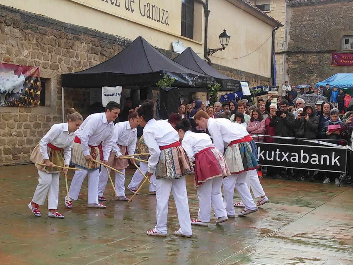 El agua no puede con el vino en Samaniego