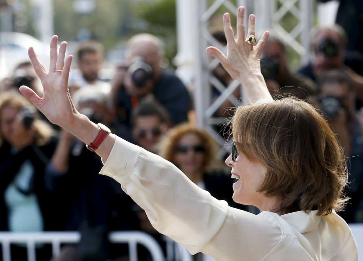 Sigourney Weaver, radiante en San Sebastián