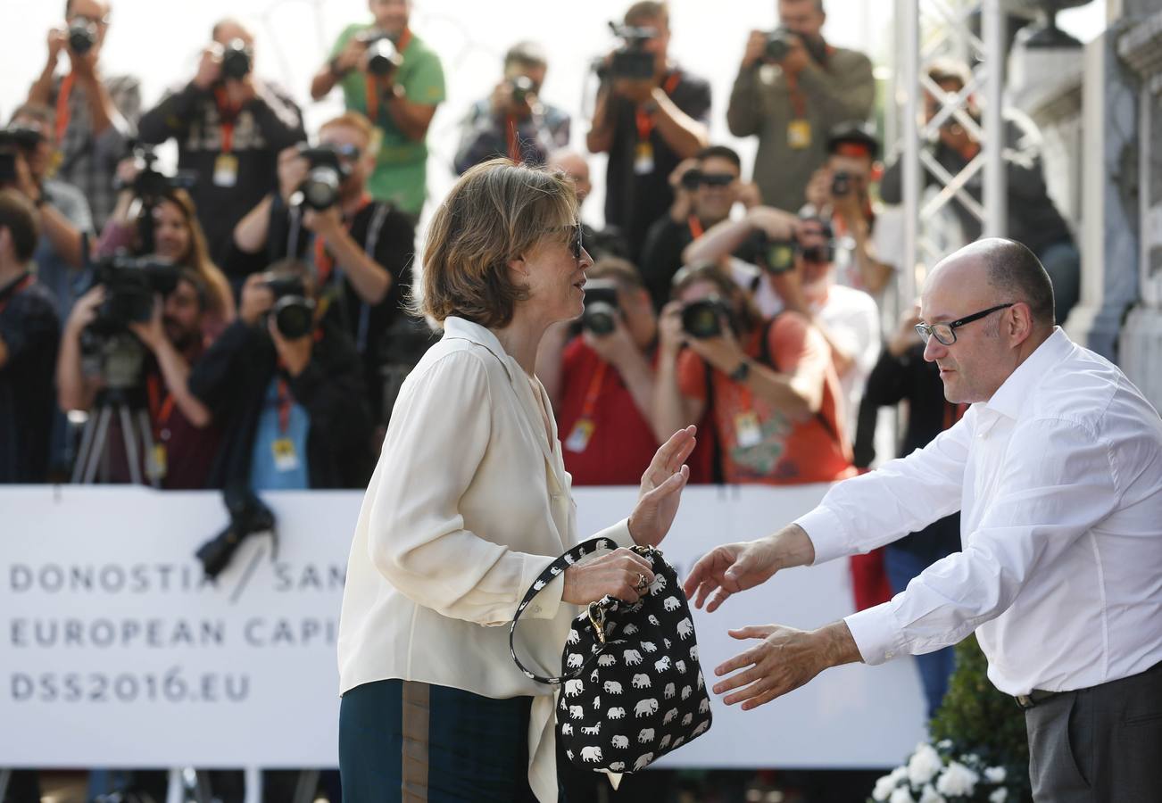 Sigourney Weaver, radiante en San Sebastián