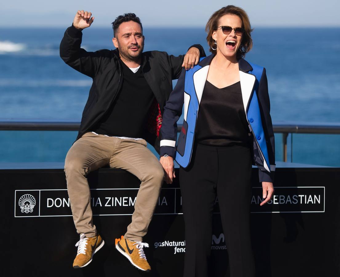 Así ha posado Sigourney Weaver en San Sebastián