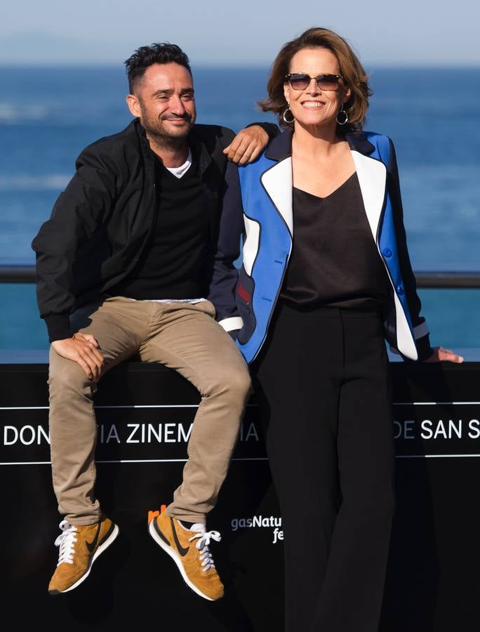 Así ha posado Sigourney Weaver en San Sebastián