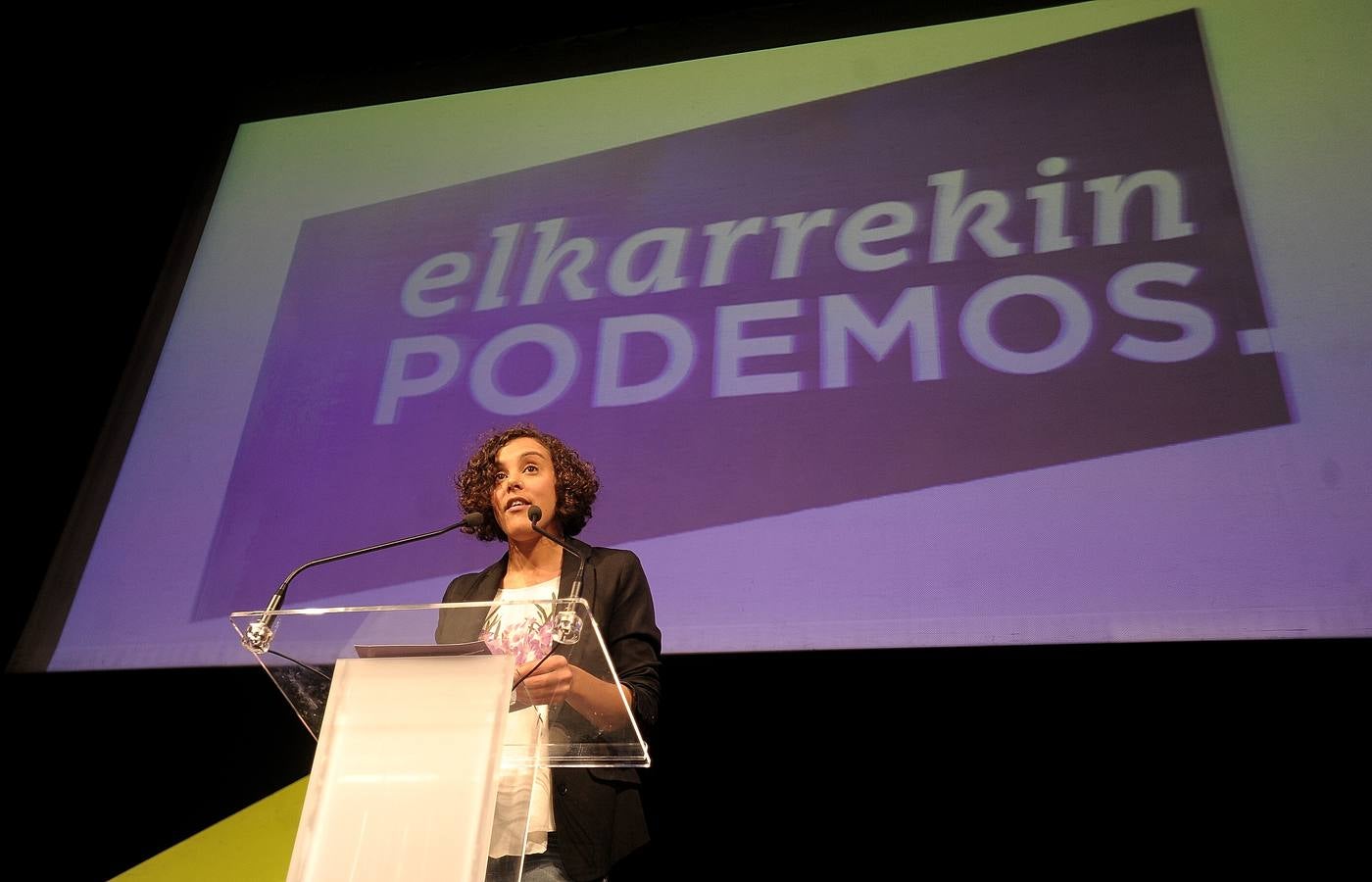 La noche electoral de Elkarrekin- Podemos