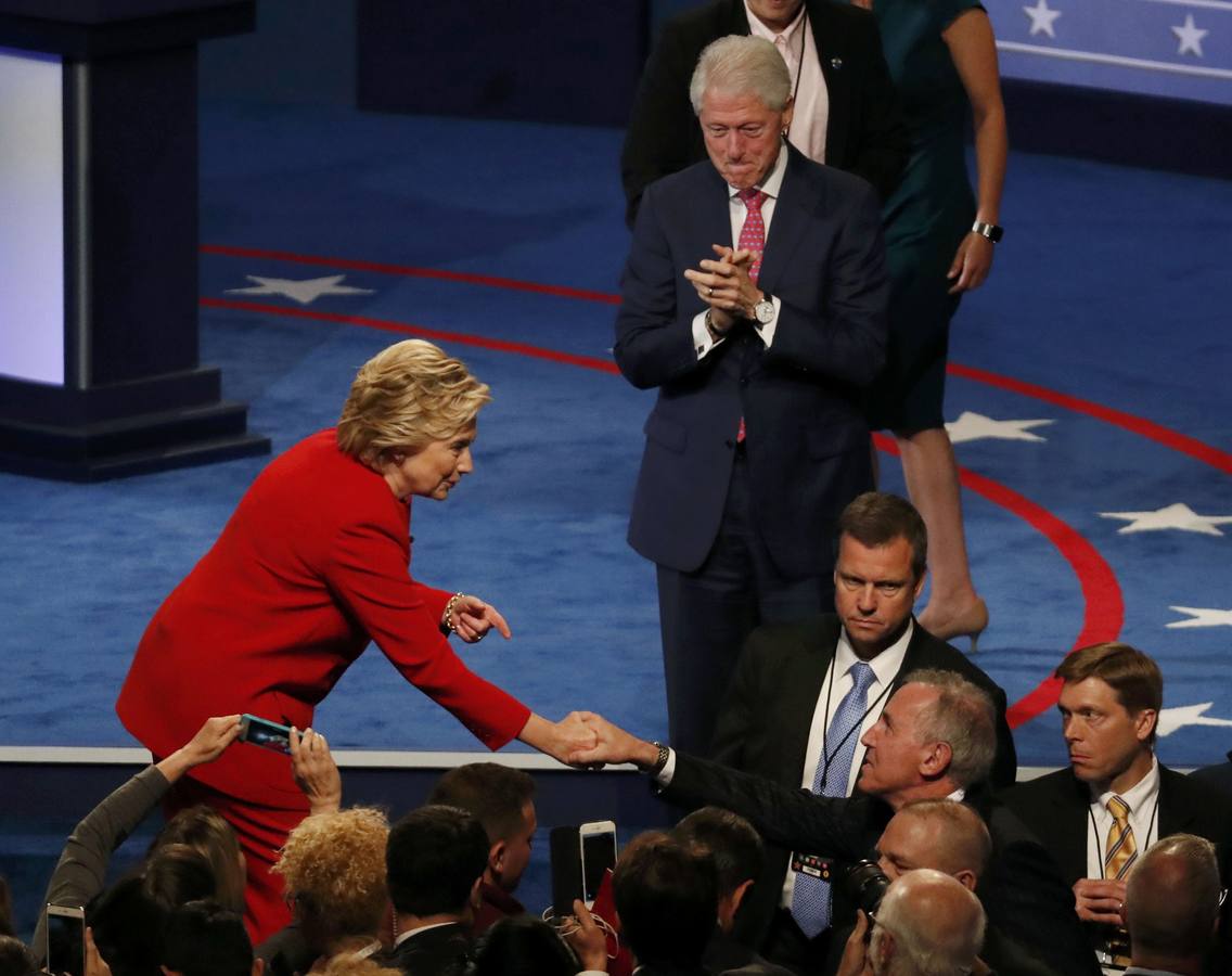 Clinton vs Trump: Las imágenes del debate