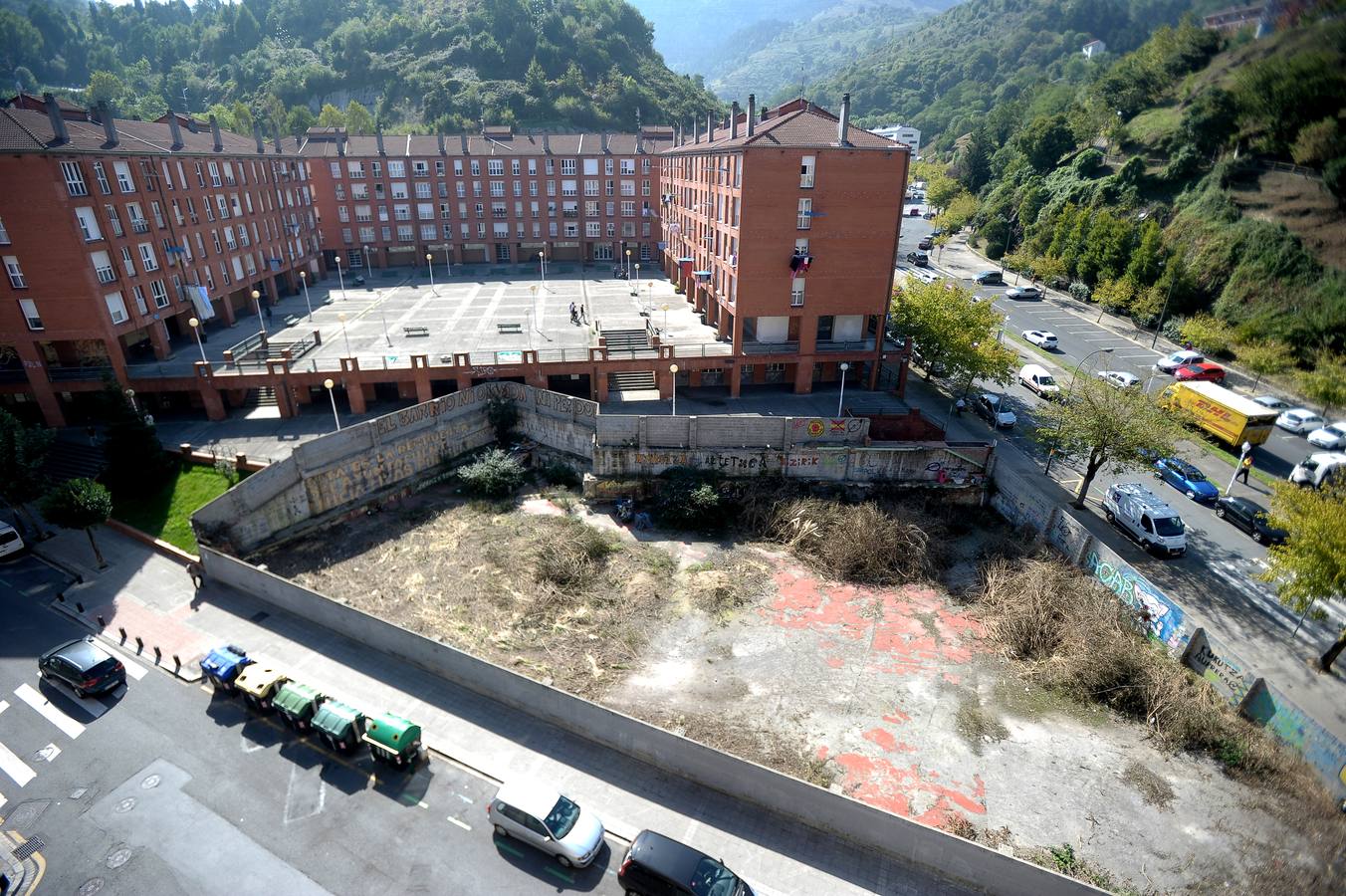 El solar de Kukutza, listo para acoger 40 pisos