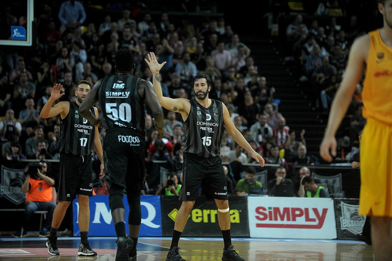 Las mejores imágenes del partido del Bilbao Basket