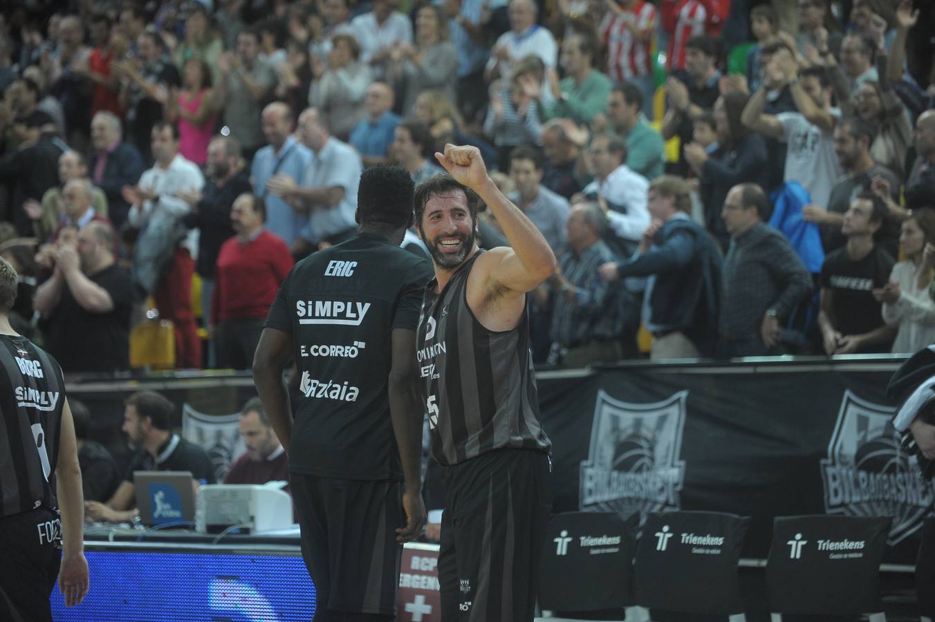 Las mejores imágenes del partido del Bilbao Basket