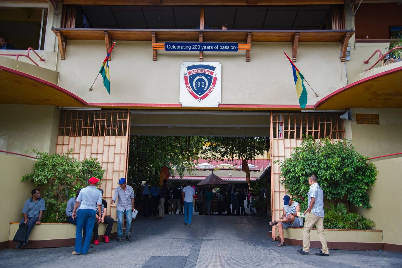 Un día en las carreras en Port Louis